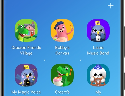 Edit highlighted in More options for Samsung Kids