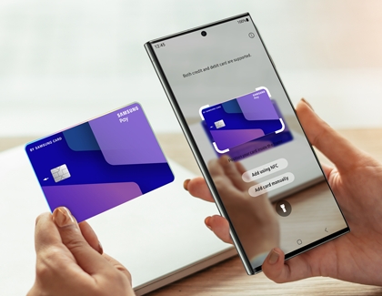 Adding Credit Card on Samsung Wallet