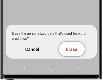 Erase personalized predictions