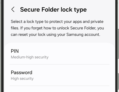Secure folder lock type