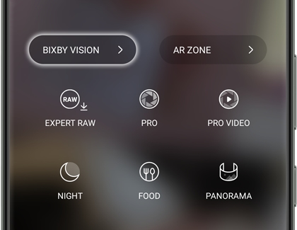 BIXBY VISION highlighted on a Galaxy phone
