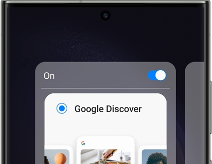 Google Discover on Galaxy phones and tablets