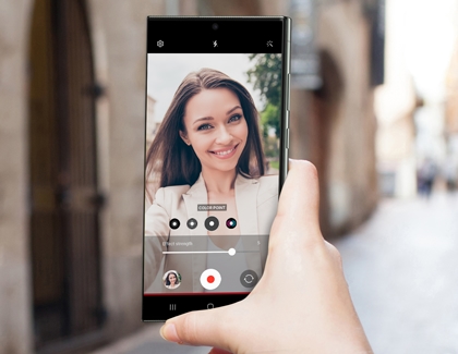 Portrait video filters on Galaxy S23 Ultra