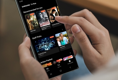 Samsung TV Plus app on Galaxy S23 Ultra