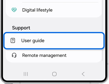 User guide highlighted