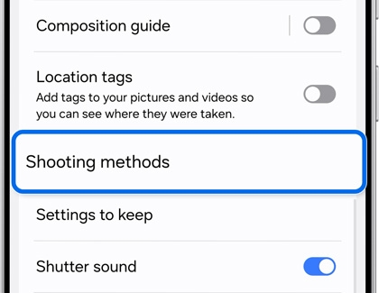 Shooting methods highlighted