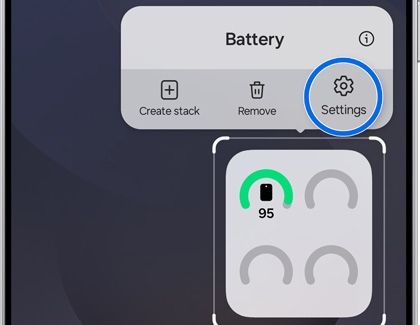 Settings icon highlighted.