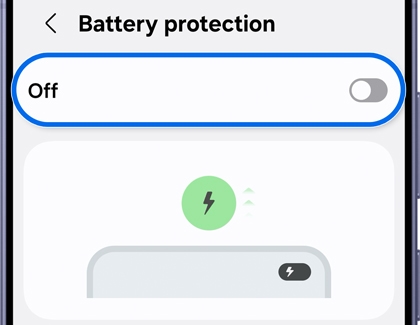 Battery protection turned off.