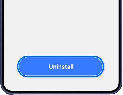 A list of apps showing with the Uninstall button highlighted.