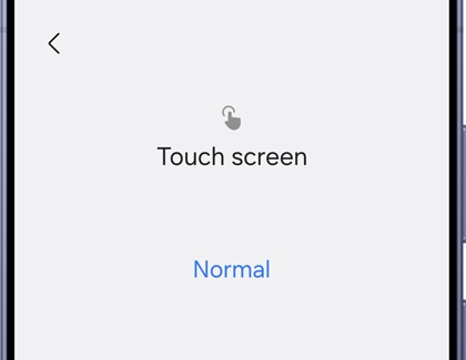 The final result screen of the Touch screen diagnostics test.