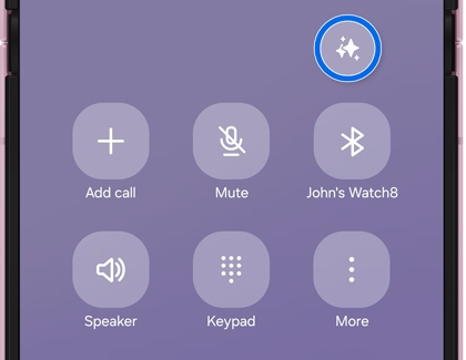 Incoming call screen with Call assist highlighted.
