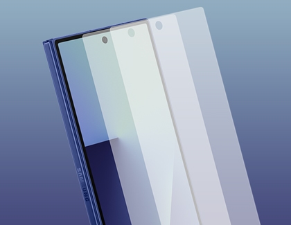 Galaxy Z Fold7 shown with layers representing the removal of the screen protector from the main display.