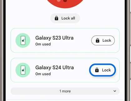 Lock icon highlighted