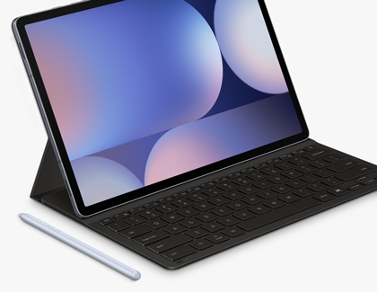 Galaxy Tab S10 Plus with the Book Cover Keyboard and a S Pen