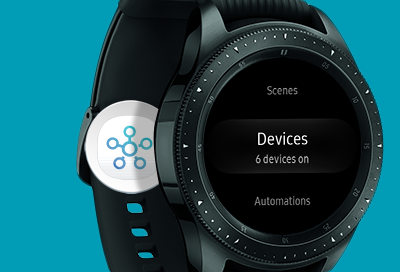 Devices screen on Galaxy Watch