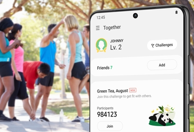 Use the Together Feature in Samsung Health