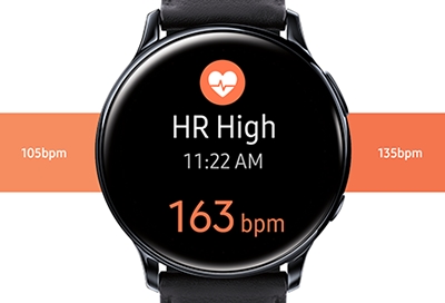 Monitor your heart rate on your Samsung smart watch