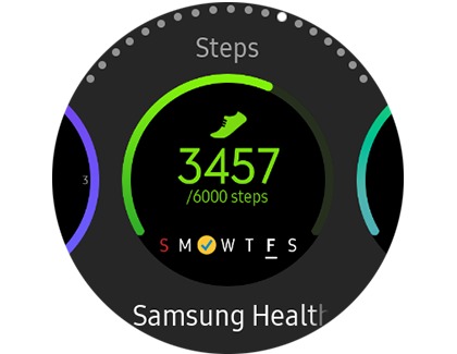 View your step count in Samsung Health