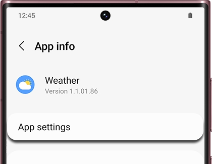 Update the weather information on your Galaxy watch