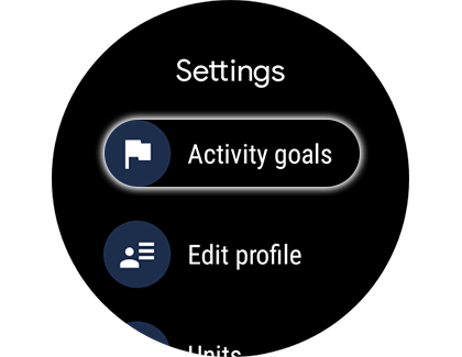 Activity goals highlighted in the Google Fit app