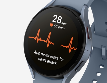 Galaxy Watch5 with heart rate measure app