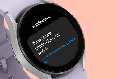 Notification settings on Galaxy Watch5