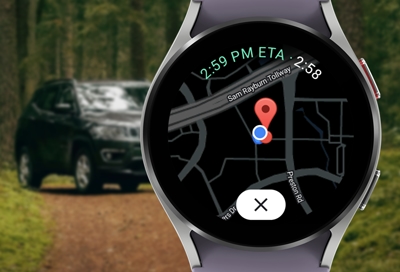 GPS showing location on Galaxy Watch5