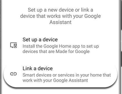 Link a device highlighted in the SmartThings app