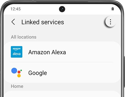 Google with a red minus sign next to it in the SmartThings app