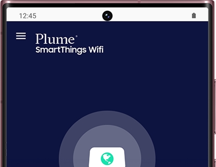 Plume home screen on a Galaxy phone