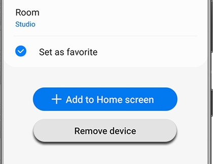 Remove device highlighted in the SmartThings app