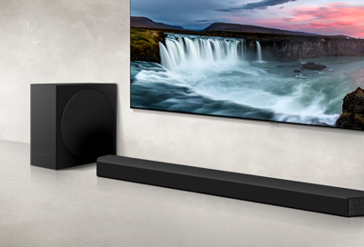 A samsung soundbar