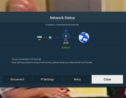 Graphic showing network connection on the Freestyle