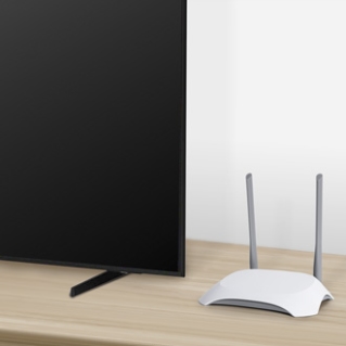 Samsung TV and router