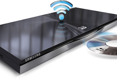 A Samsung Blu-ray player trying to connect to the internet