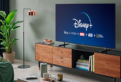 Disney+ logo on Samsung TV
