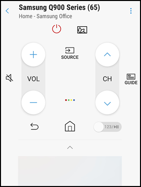 samsung tv phone remote control smartthings using support vary depending connected note options