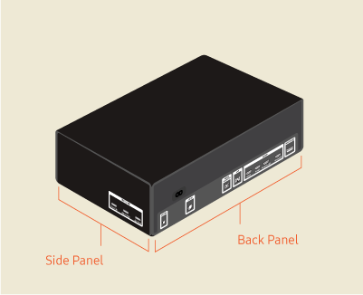Oneconnect Box Frame One Connect Box and VESA screw hole specs: The Frame LS03T 43 inch
