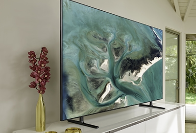 Artwork displayed on a Samsung TV using the Gallery app