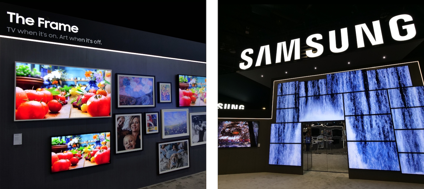 Samsung cedia booth