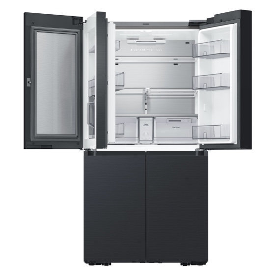 RF23BB860012AA, Bespoke 4-Door French Door Refrigerator (23 cu. ft.) with  Beverage Center™ in White Glass