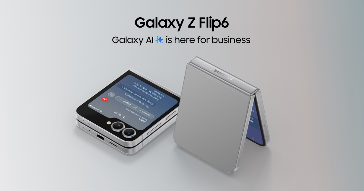 Galaxy Z Flip6 for Business | Galaxy AI | Samsung Business | US