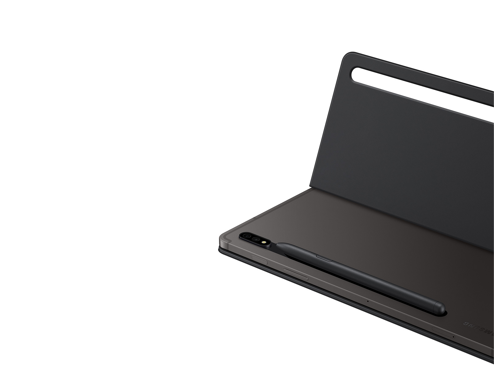 Galaxy Tab S8 / S7 Book Cover Keyboard Slim, Black Mobile