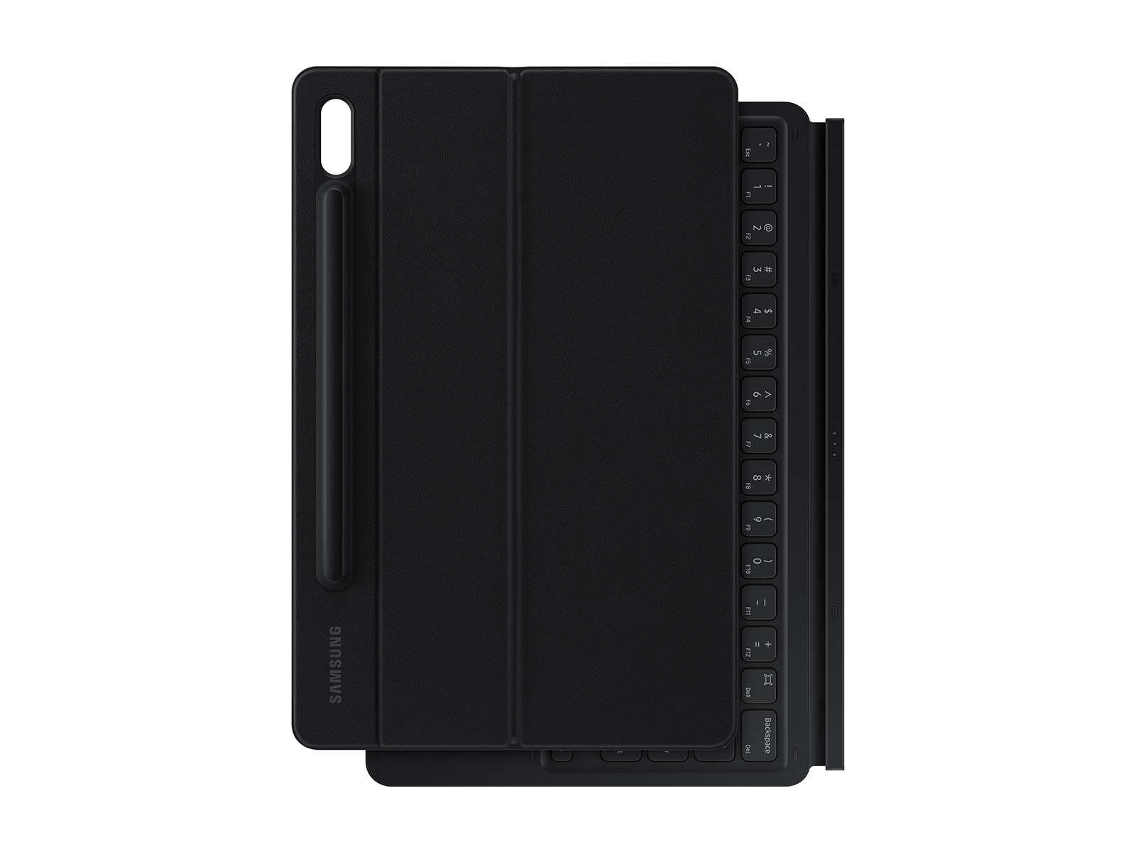 Galaxy Tab S8 / S7 Book Cover Keyboard, Black Mobile Accessories