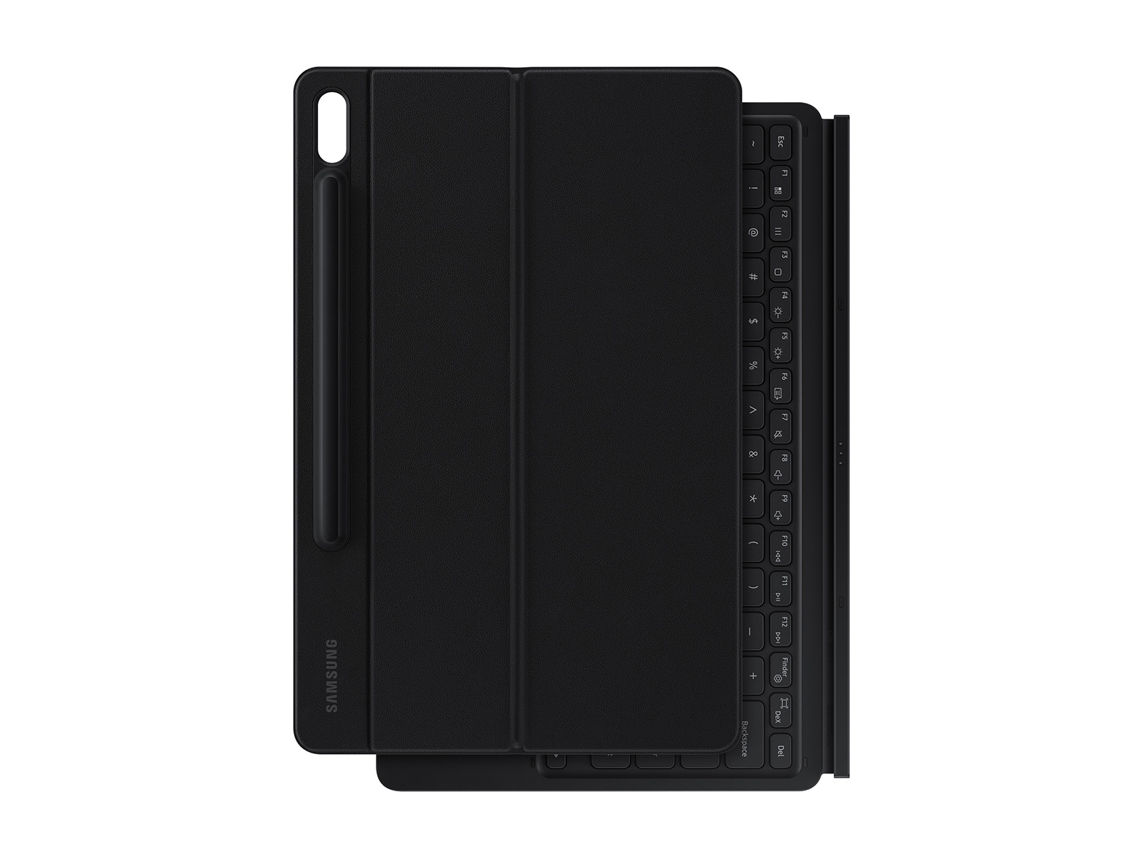 Galaxy Tab S8+ / S7+ Book Cover Keyboard, Black Mobile Accessories