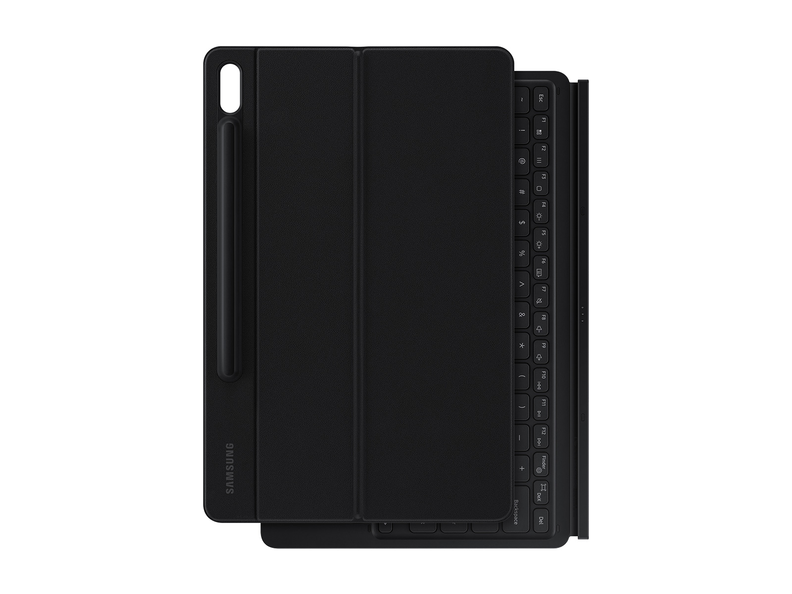 Galaxy Tab S8+ / S7+ Book Cover Keyboard, Black Mobile Accessories 