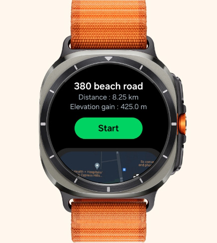 Samsung galaxy watch tracking on sale