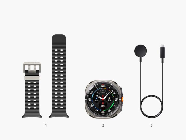 SAMSUNG - Galaxy Watch7 Ultra 47ｍｍ シルバー LTE＆BT版 新品 ショップ Galaxy Watch Ultra (2025) (LTE, 47 mm) Titanium