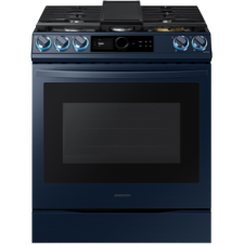 Bespoke Smart Navy Blue Oven Range with Air Fry and Smart Dial