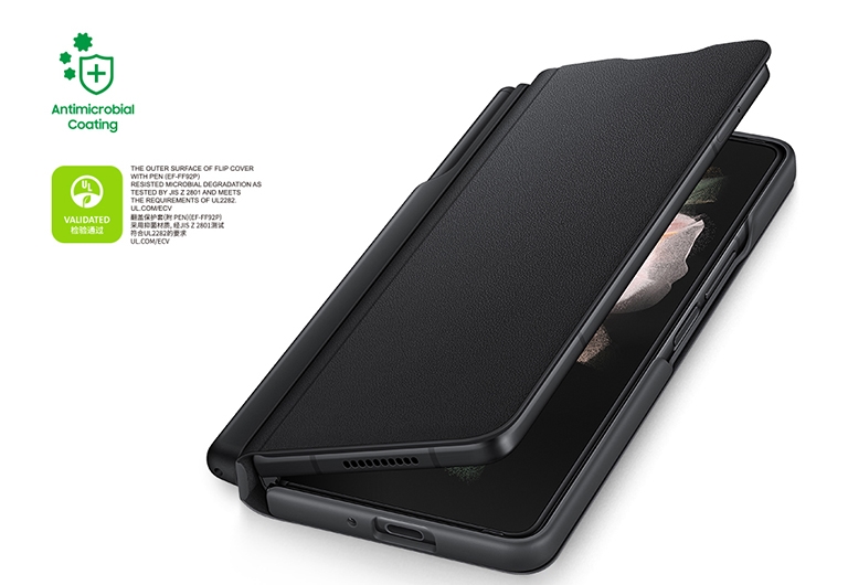 for Samsung Galaxy Z Flip 3 Case,with Stylus Fashion Business